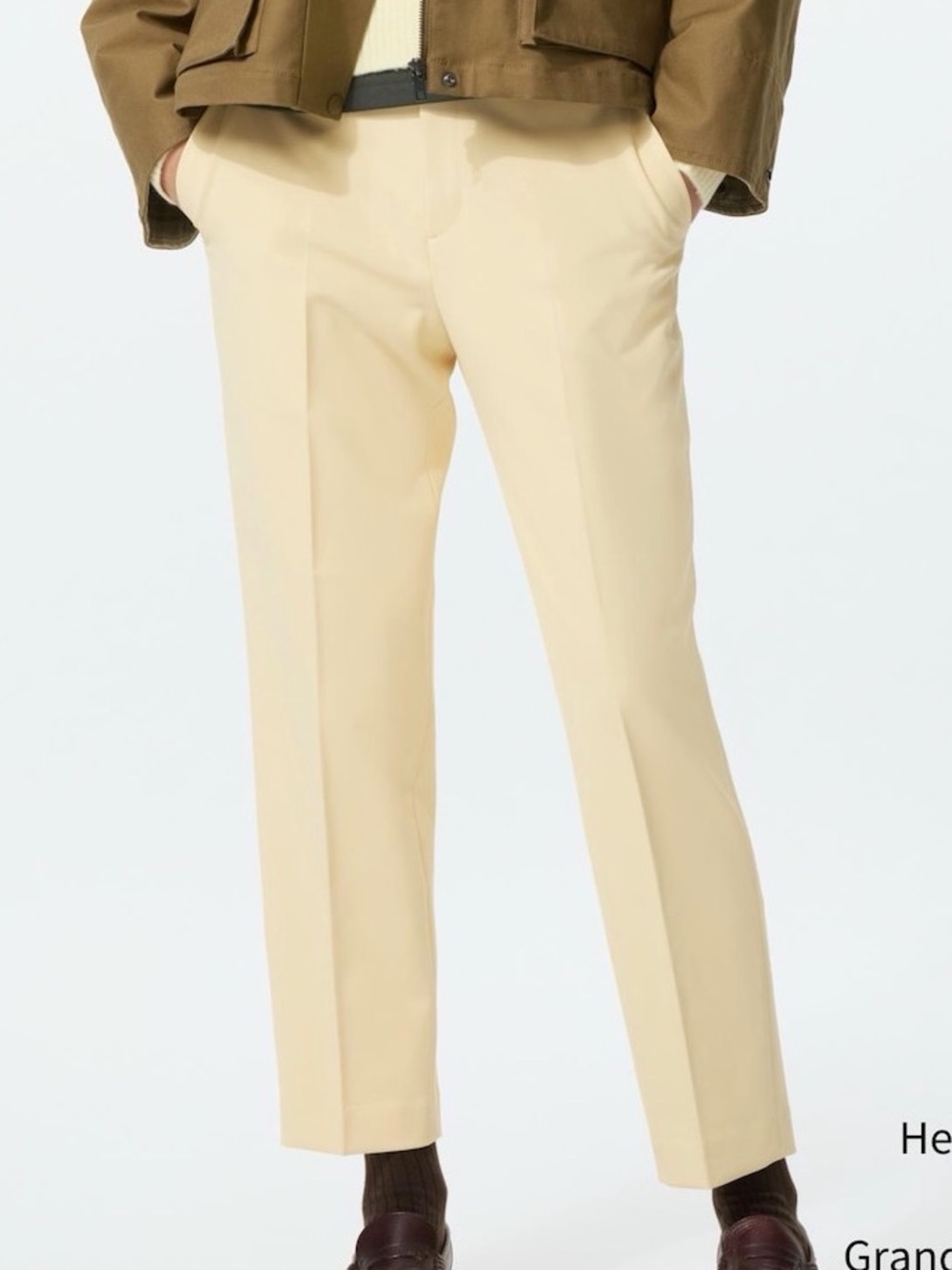 Uniqlo Yellow Women’s Smart Ankle Pants